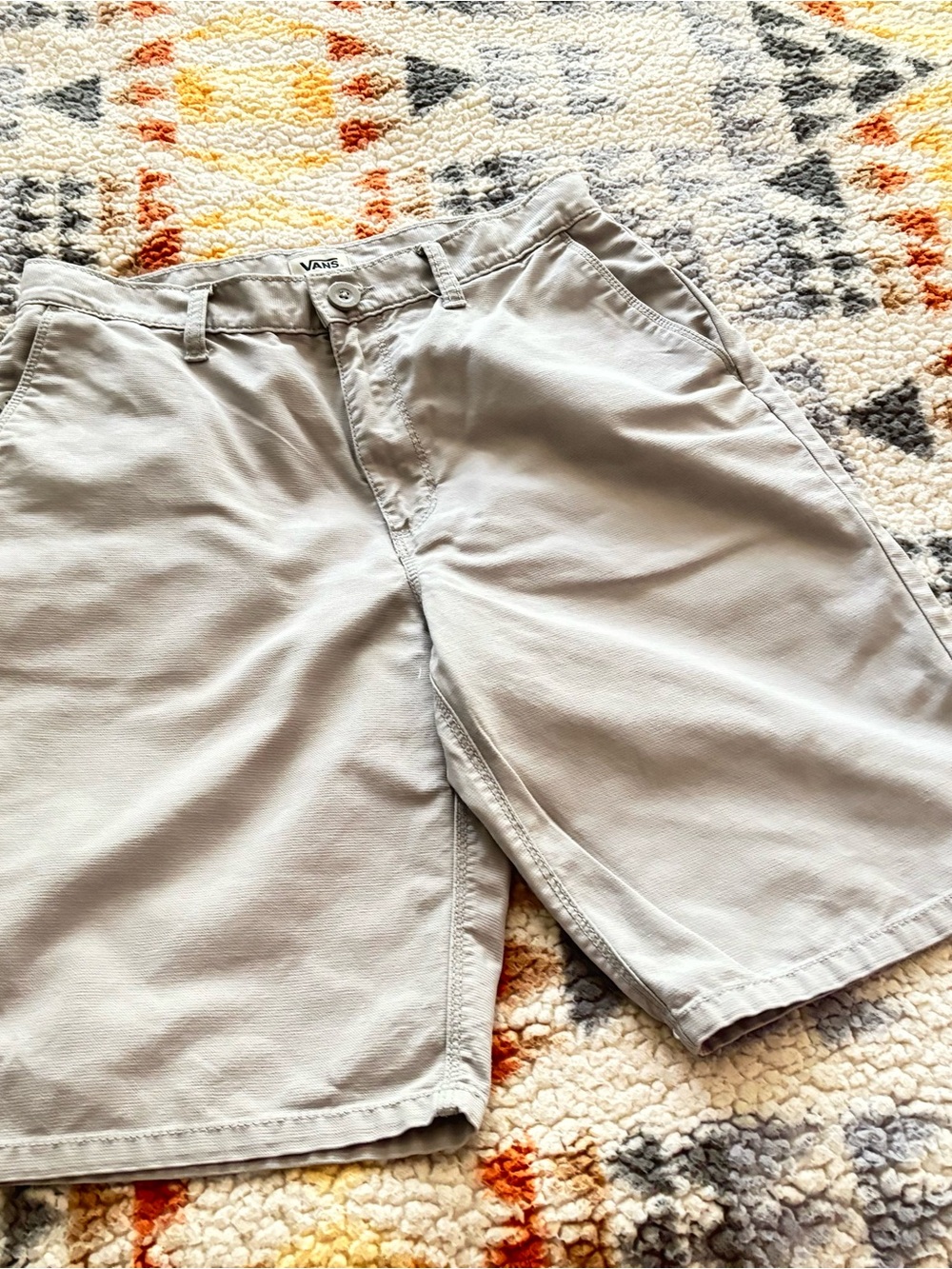 Vans Men’s  Size 28 Gray Chino Shorts - Classic Casual Fit